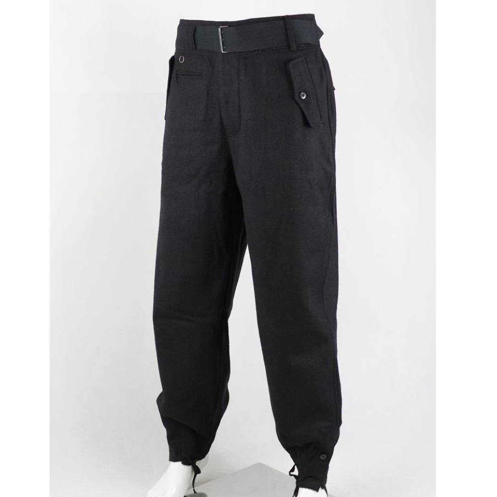 Wehrmacht Black Panzer Trousers