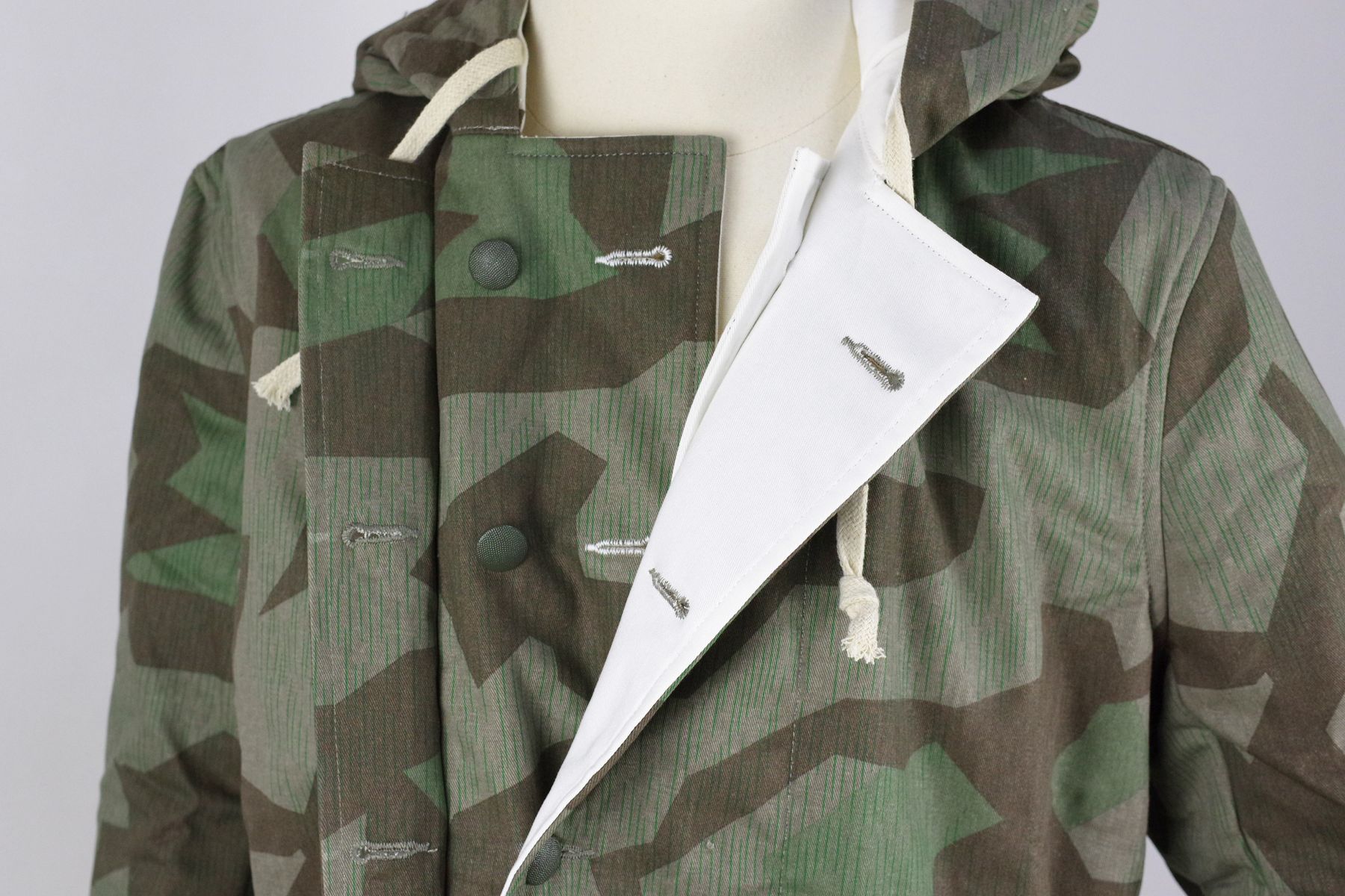 Wehrmacht Splintertarn Camo Parka - Feldgrau Militaria