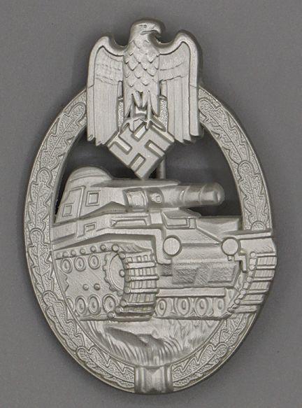 Panzer Assault Badge in Silver