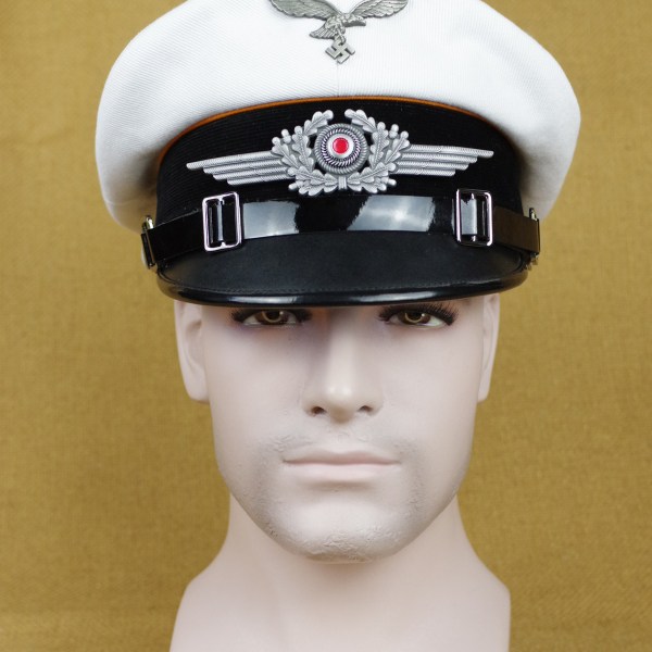 Luftwaffe NCO White Visor Cap
