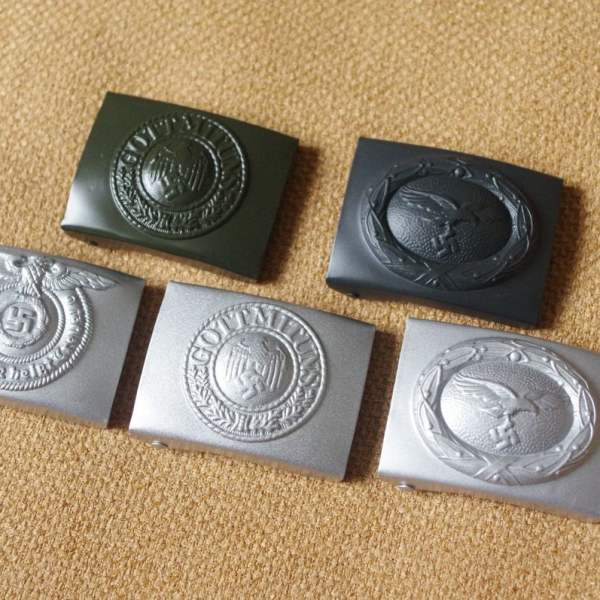 German WW2 Belt Buckle LW, SS, WH