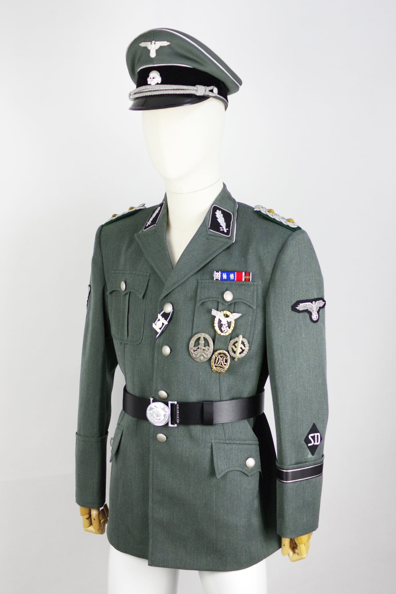 M37 SD Standartenführer Full uniform set - Feldgrau Militaria
