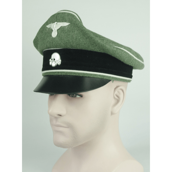 Waffen SS Officer Crusher Visor Cap