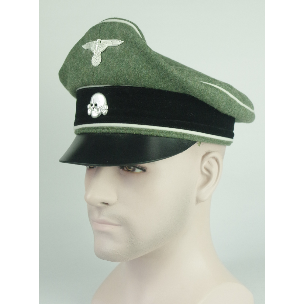 Waffen SS Officer Crusher Visor Cap