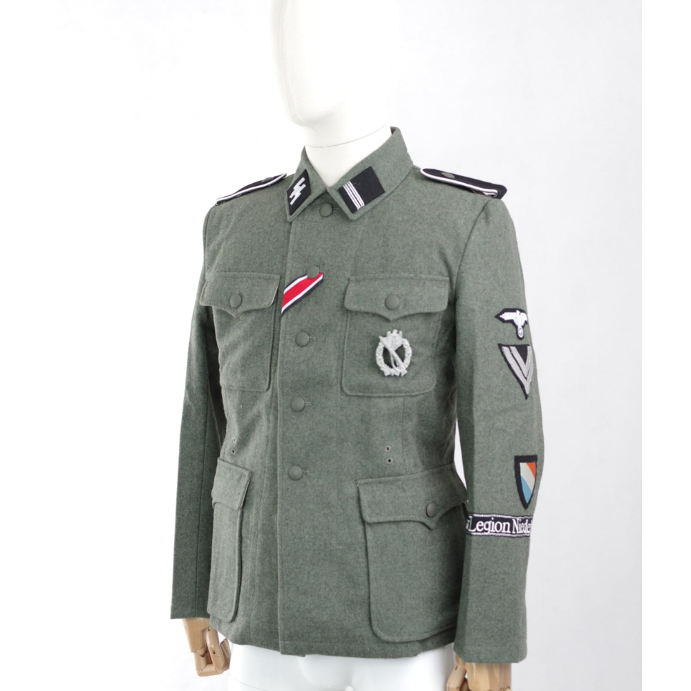 M42 SS-Freiwilligen Niederlande Rottenführer Feldbluse