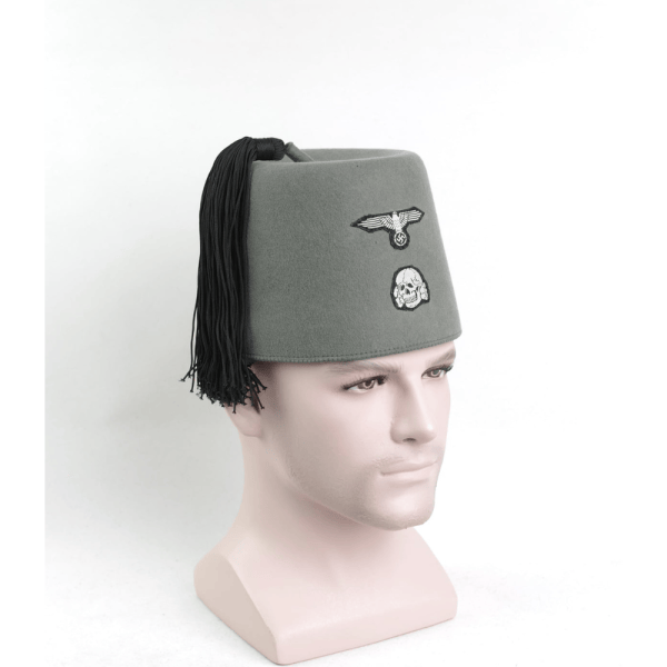Gray SS Handschar Fez Long Model